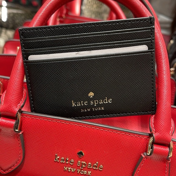 Kate Spade Schuyler Small Slim Card Holder
Black 
NWT - Picture 4 of 16